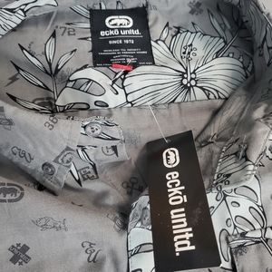 Ecko Unltd. 3XL Men's Button Up Gray With Tags
